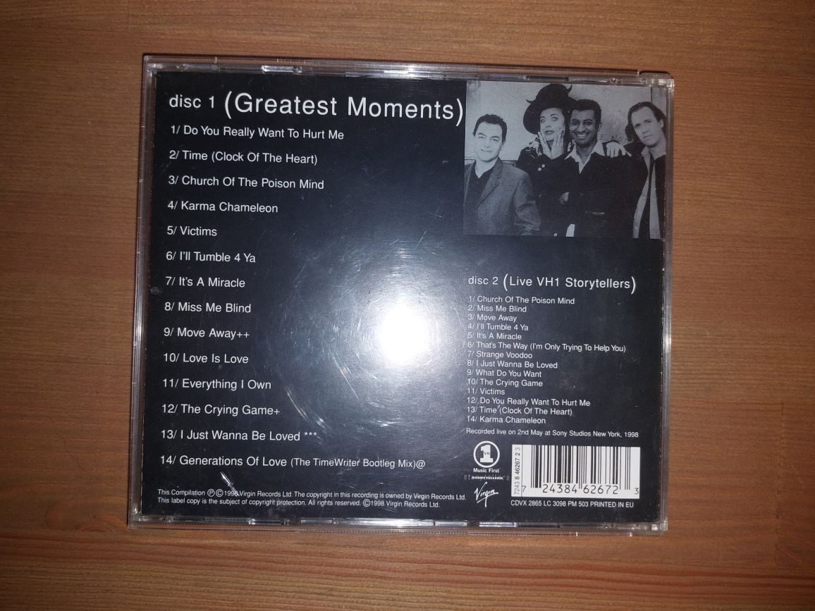 Duplo CD " Greatest Moments " Culture Club (Optimo Estado)