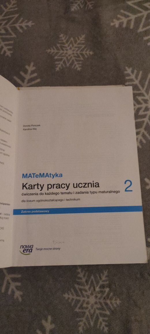 Karty pracy ucznia matematyka podstawowa 2