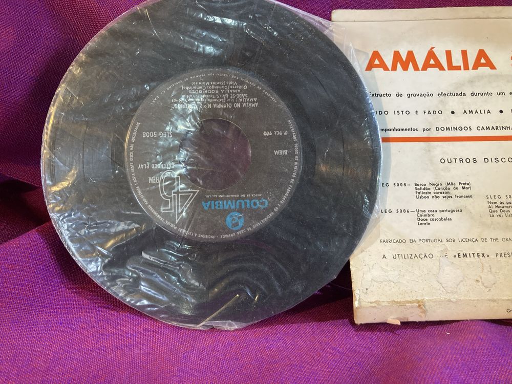 Vendo vinil usado Amália “Amália à l’Olympia”