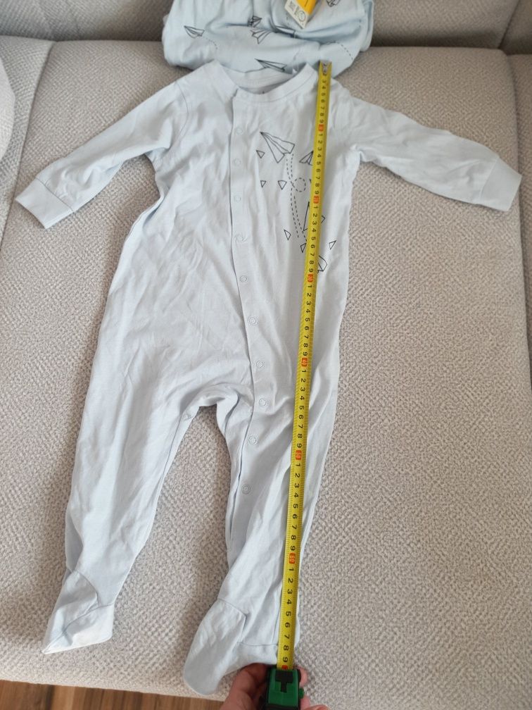 Nowe 2szt Śpiochy pajac  74 / 80