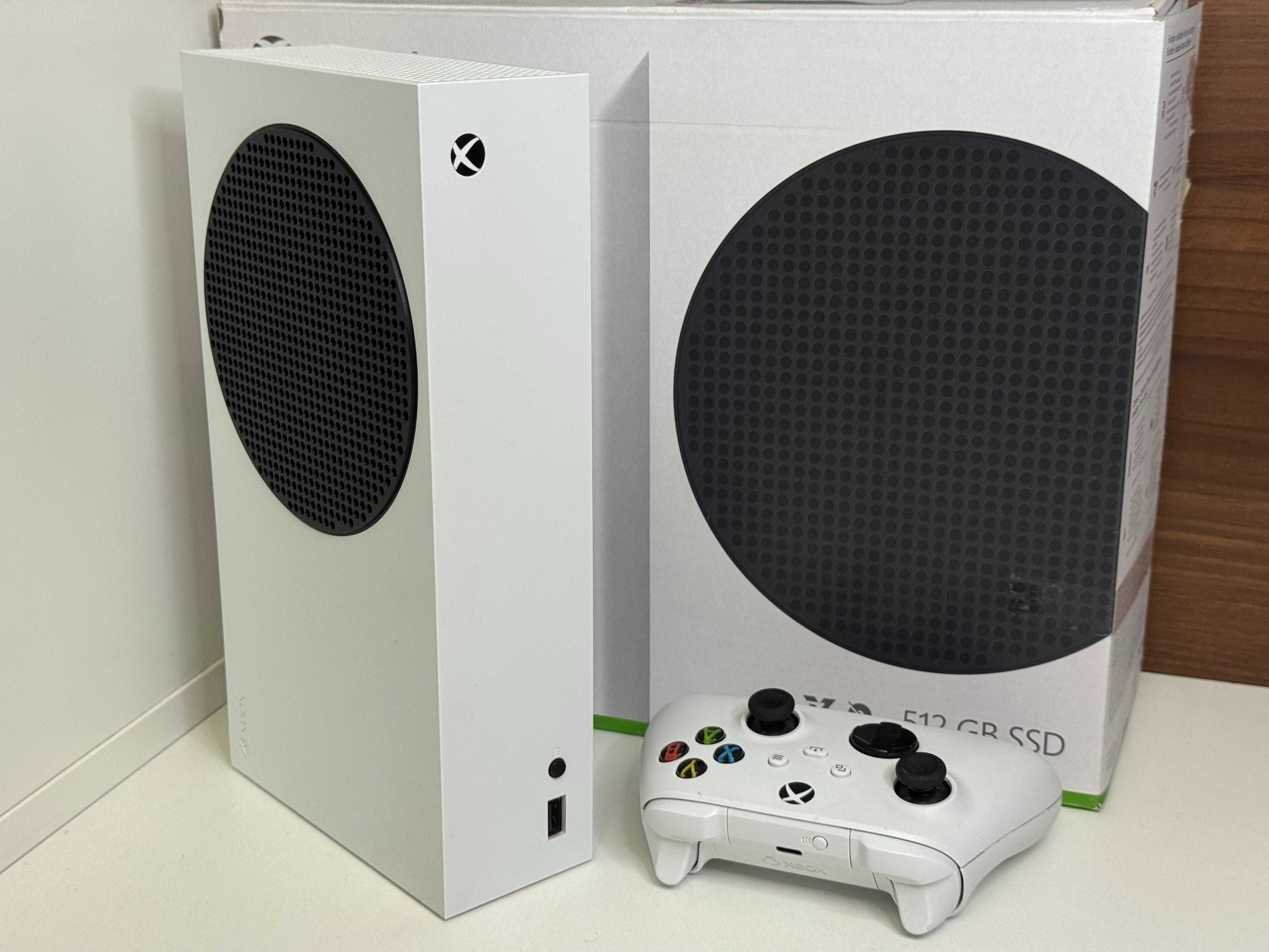 Konsola XBOX Series S 512GB z Padem i Pudłem Biała Super Stan
