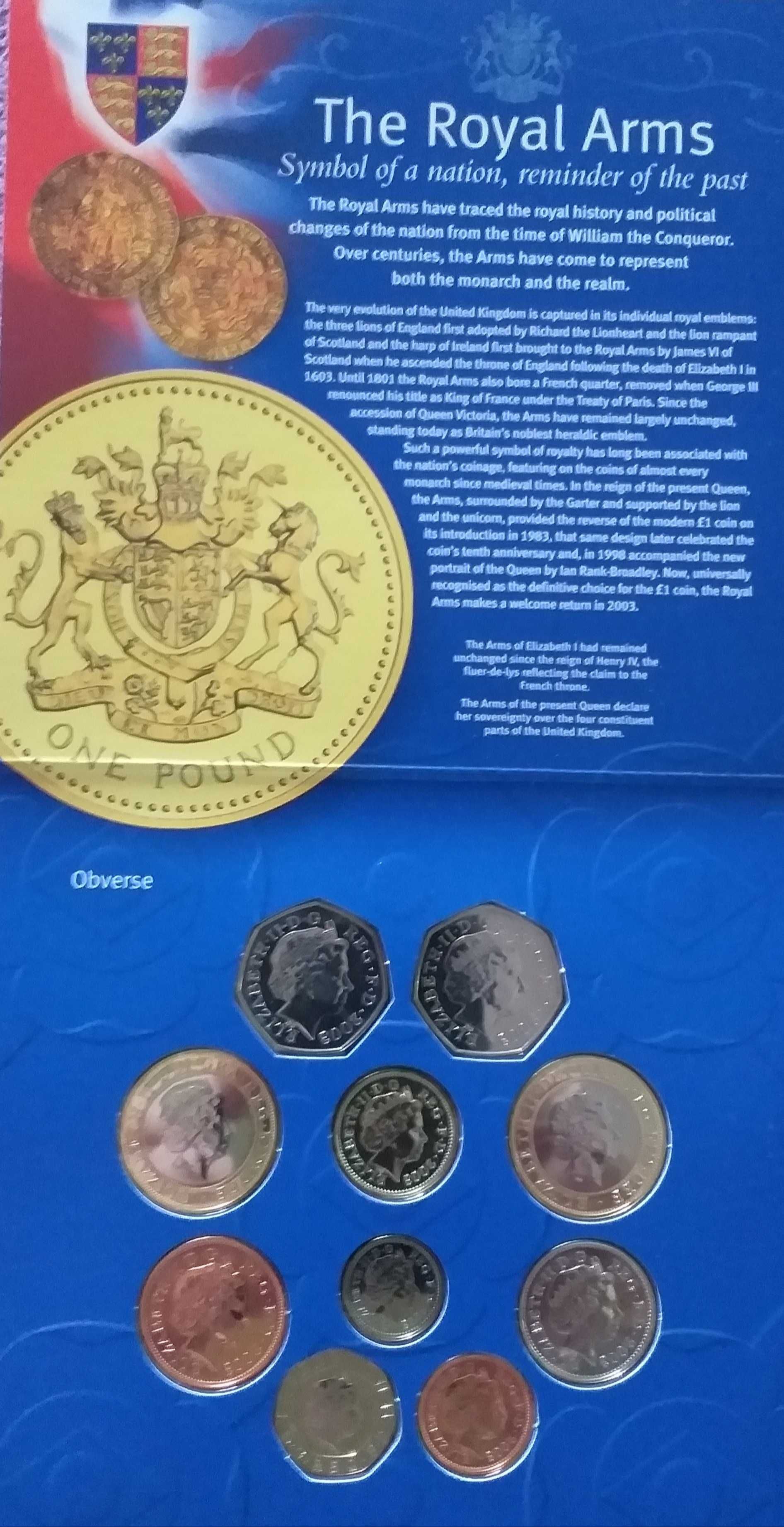 Набор монет великобритании 2003 Brilliant uncirculated coin collection