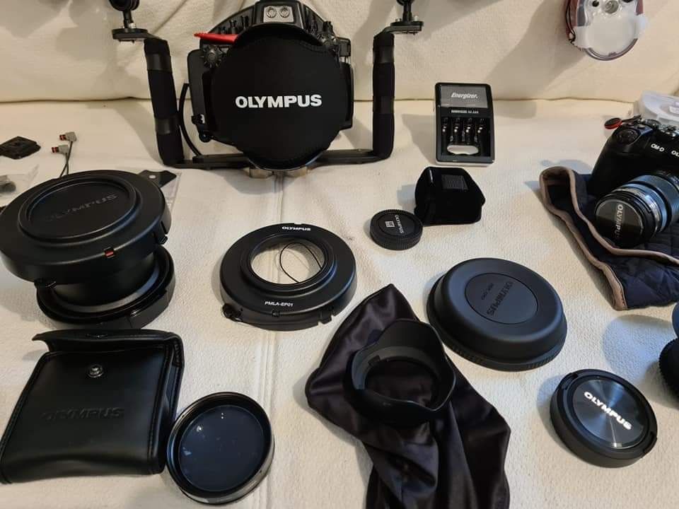 OLYMPUS OM-D E-M1 MK + porty podowodne i obiektywy