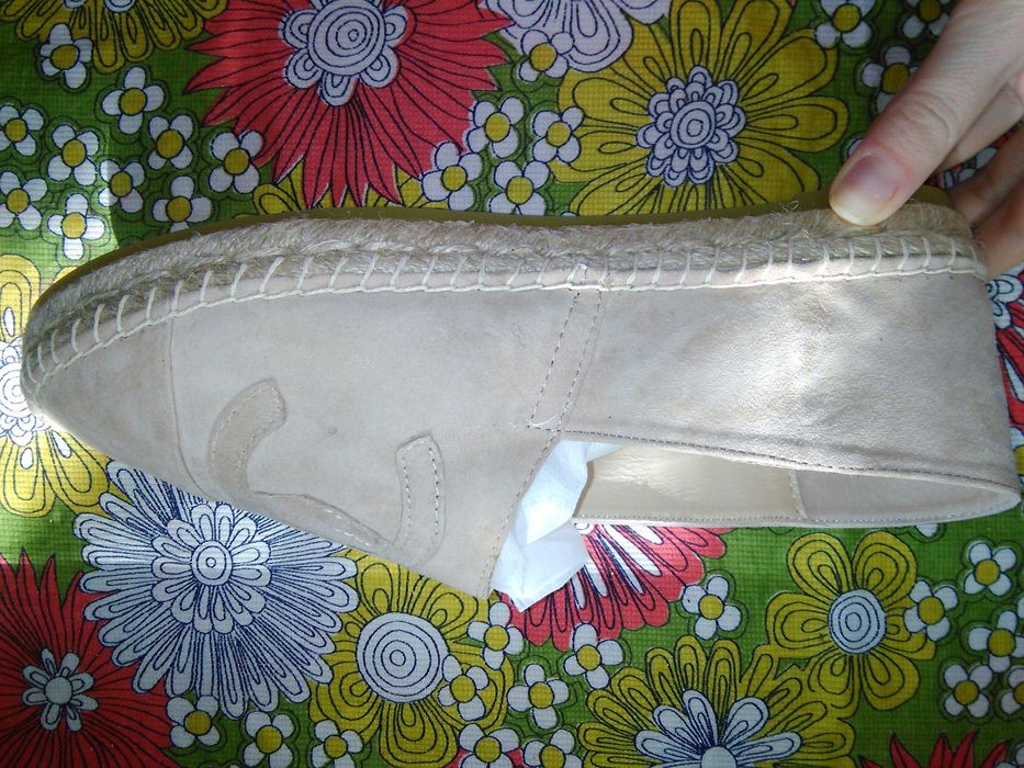 Эспадрильи новые замшевые балетки  39р