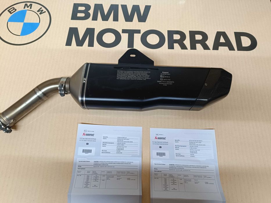 Ponteira Akrapovic BMW F850GS ou F750GS F900GSA como NOVA
