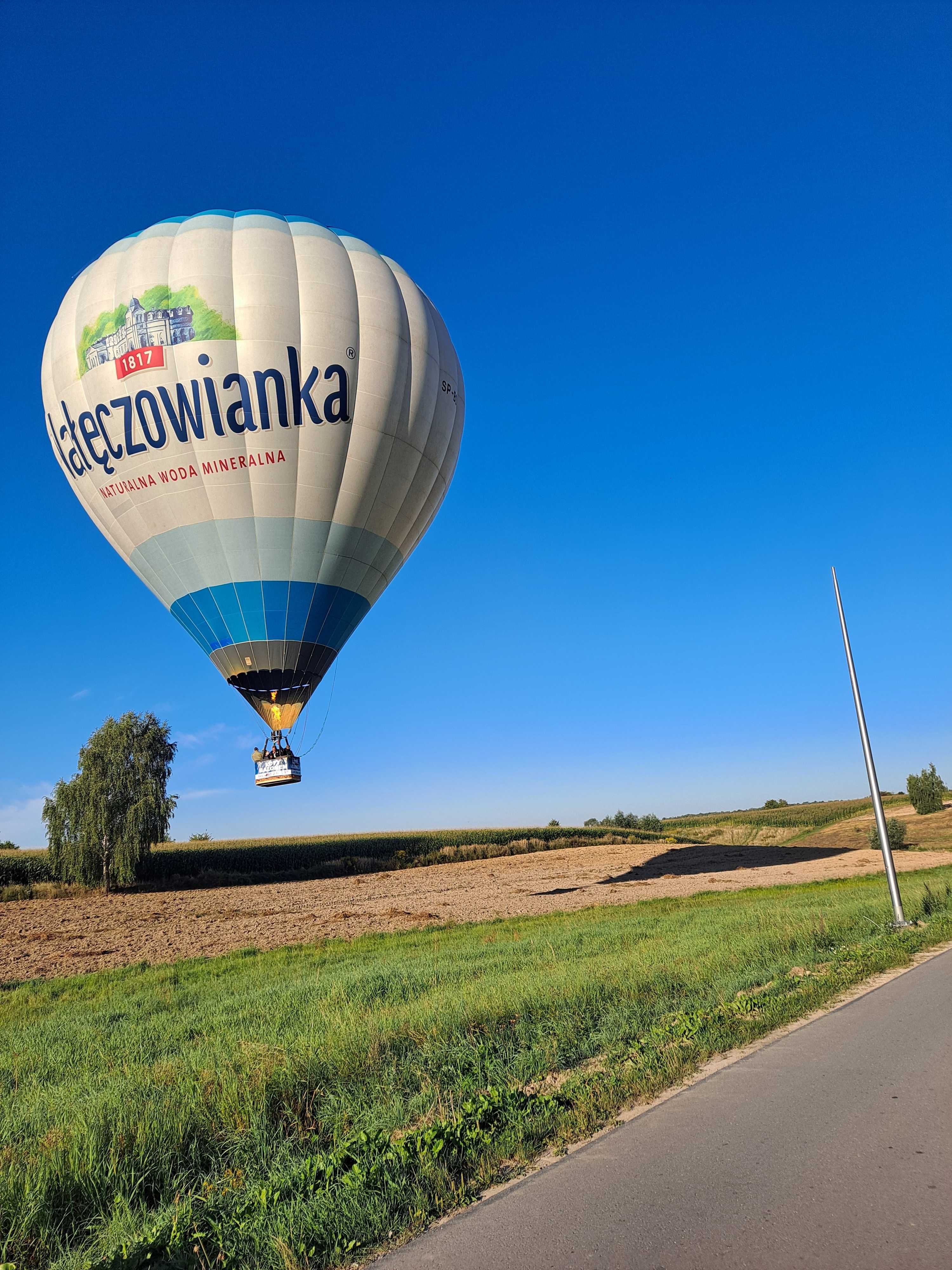 Lot balonem w prezencie rocznica lubelskie ( Nałęczów, Kazimierz D.)