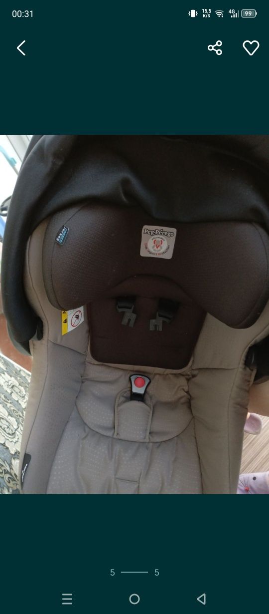 Peg perego коляска 3 в 1