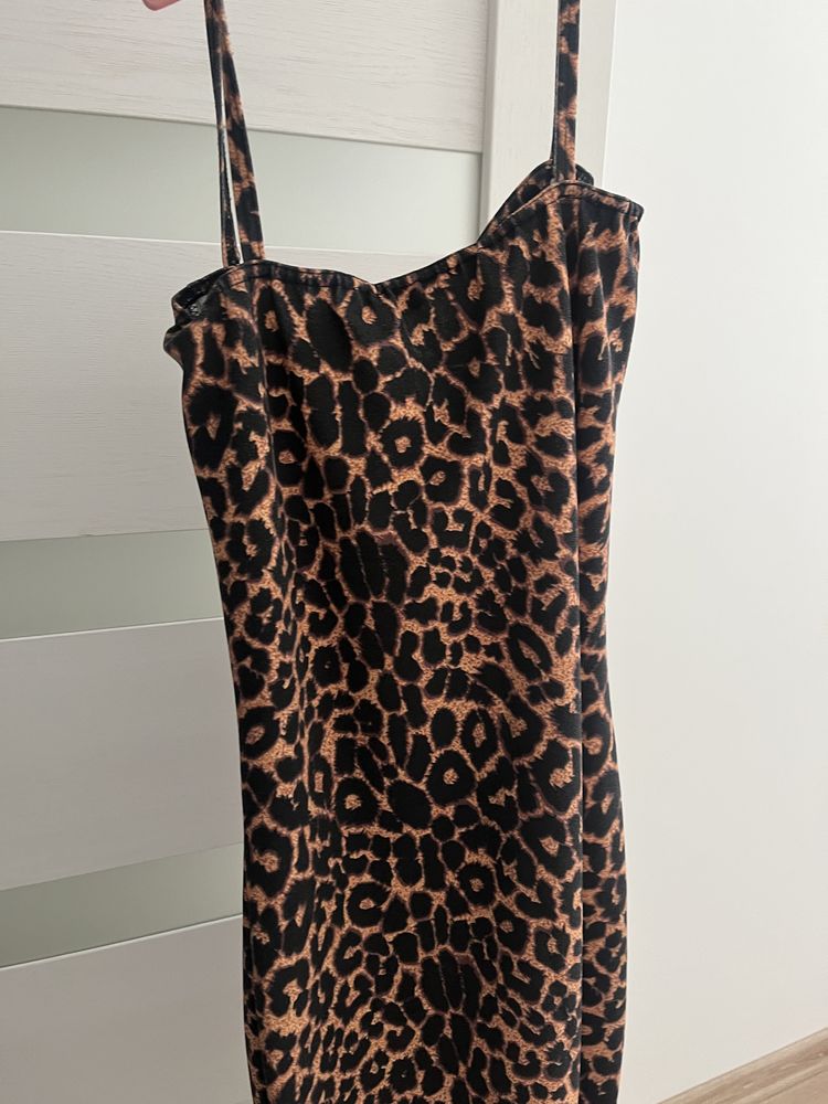 Сукня лео принт леопард тренд сезону