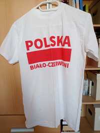 Przesyłka olx Koszulka dla fana kibica biało czerwoni mecz