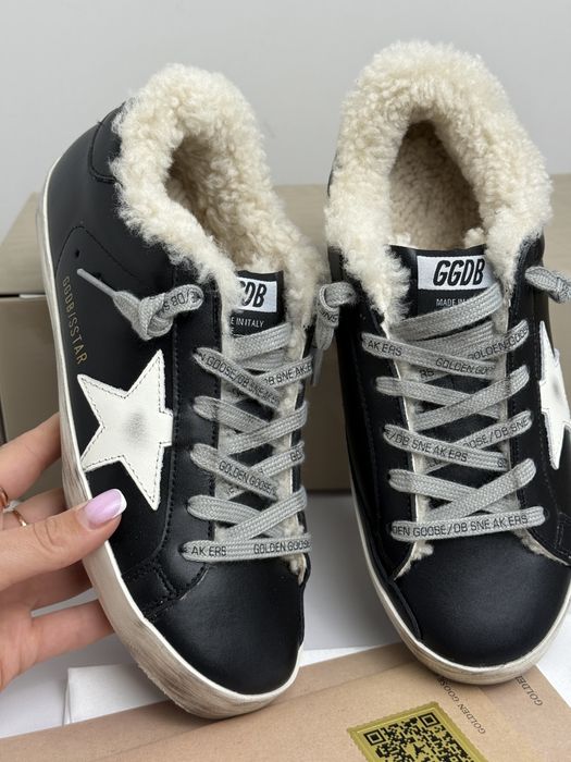 кеди кросівки жіночі ggdb golden goose голден гус  шкіряні