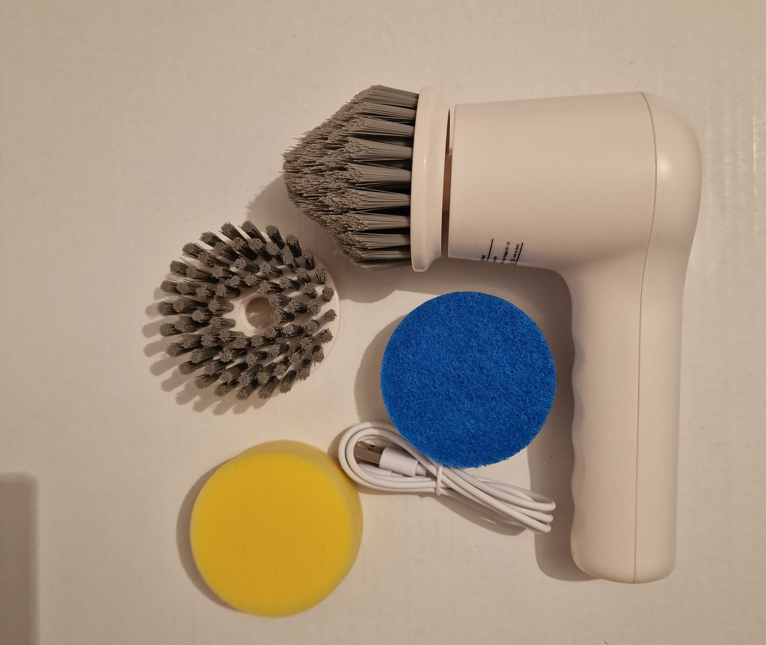 Lyseekia Elektryczna myjka obrotowa, myjka łazienkowa z wymienną główk