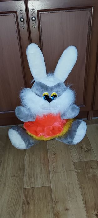 60см зайчик, м'яка іграшка.