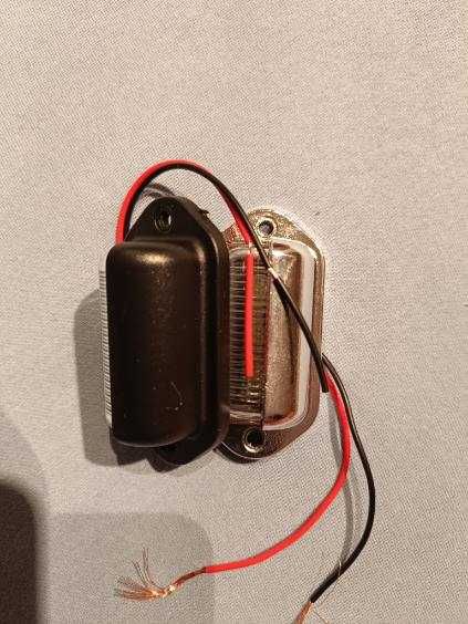 lampa tablicy rejestracyjnej