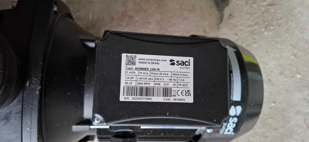 Pompa basenowa jacuzzy