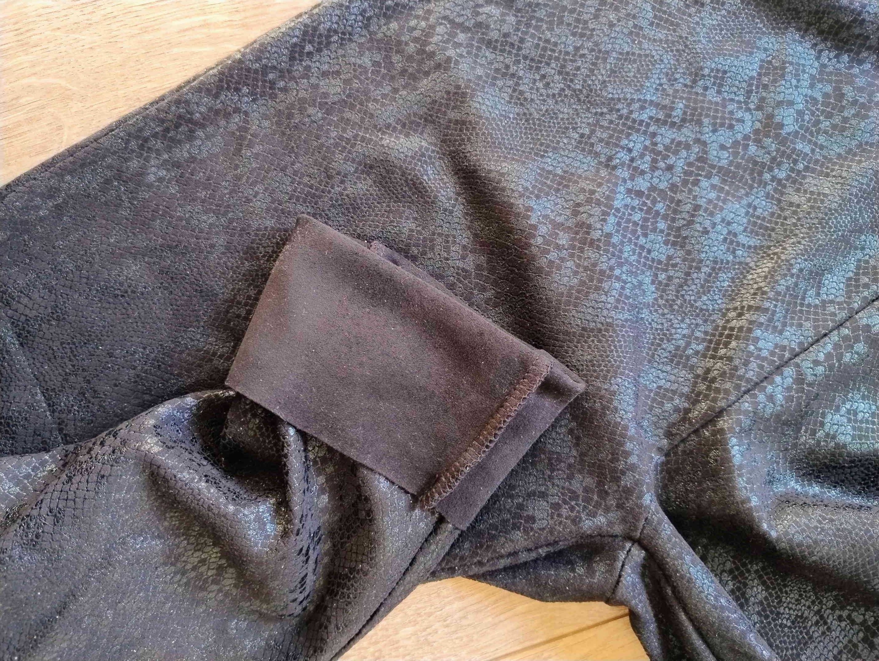 Legginsy czarne / ciepłe / czarne / S