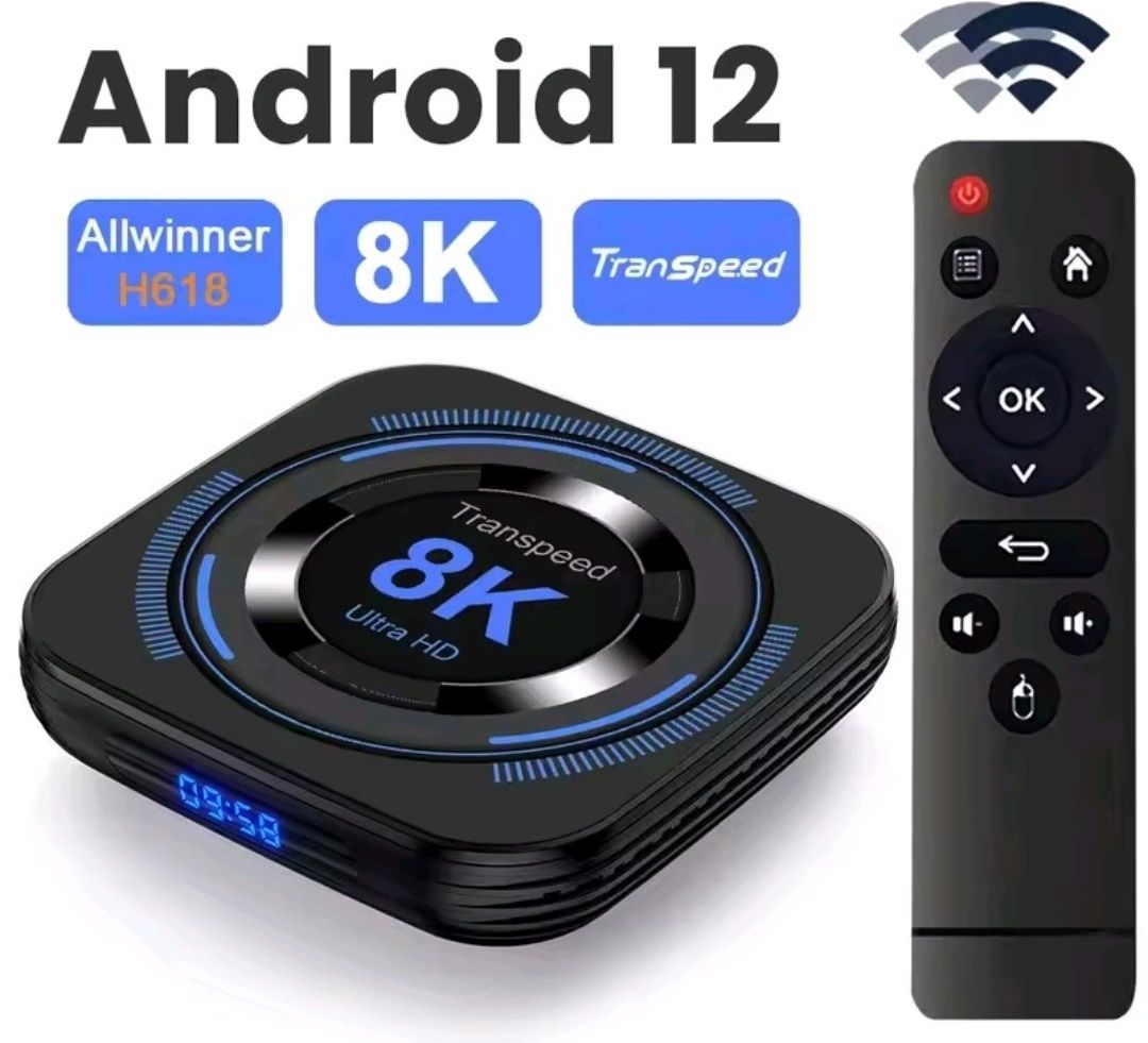 Transpeed 8K Android TV Box 4GB+32GB