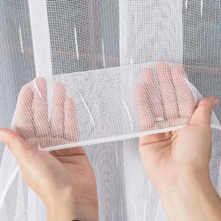 Firana siateczka deszczyk 230x650 taśma