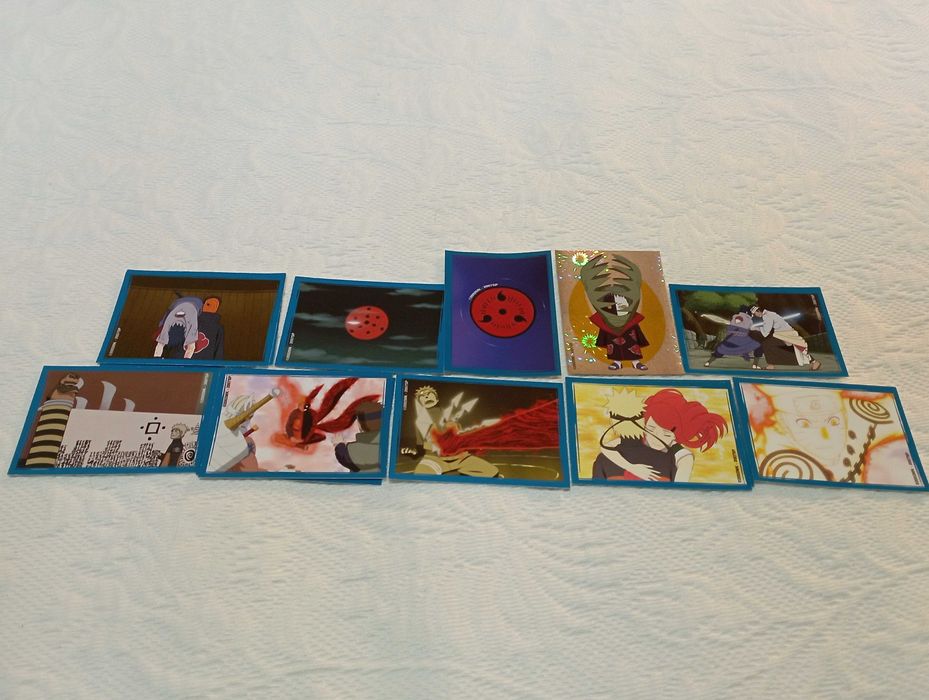 lote de 112 cromos naruto shippuden