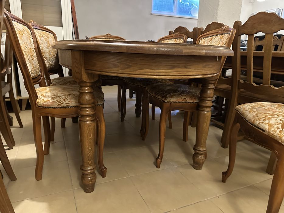 Zestaw stół + 6 krzeseł