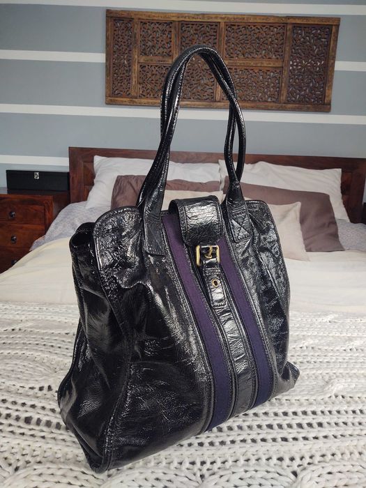 Torebka skórzana naturalna Marc Jacobs