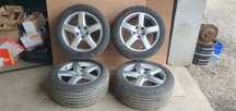 Alufelgi BBS z oponami 5x130 9J ET60 275/45 R19 VW Touareg 7L6601025R