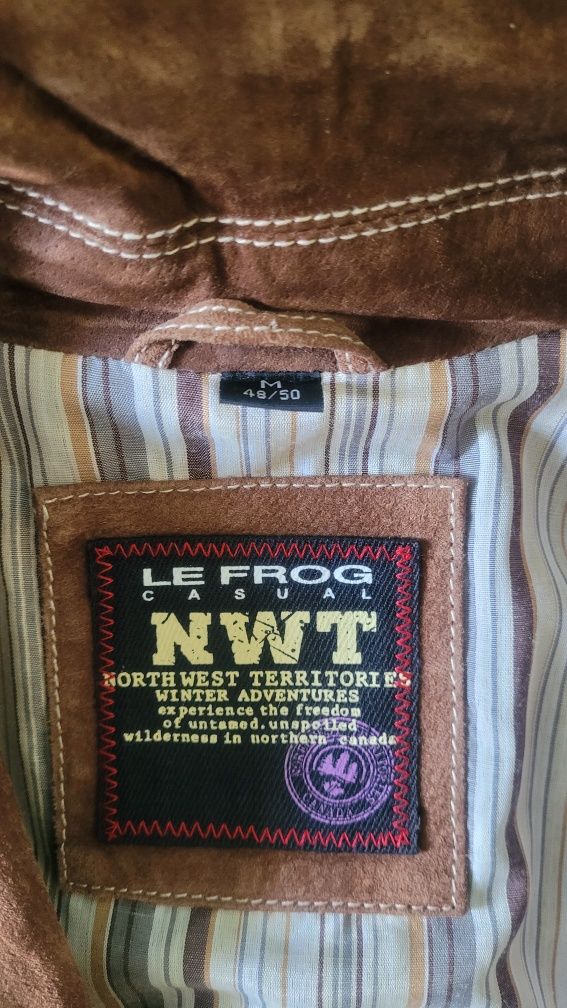 Kurtka skórzana marki Le Frog NOWA