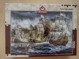 Art puzzle 1500 Battleship war