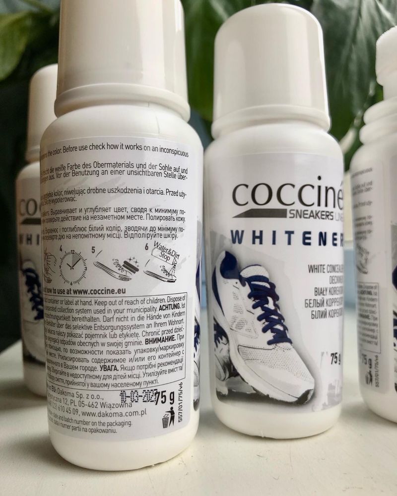 Фарба- Коректор для білого взуття Coccine