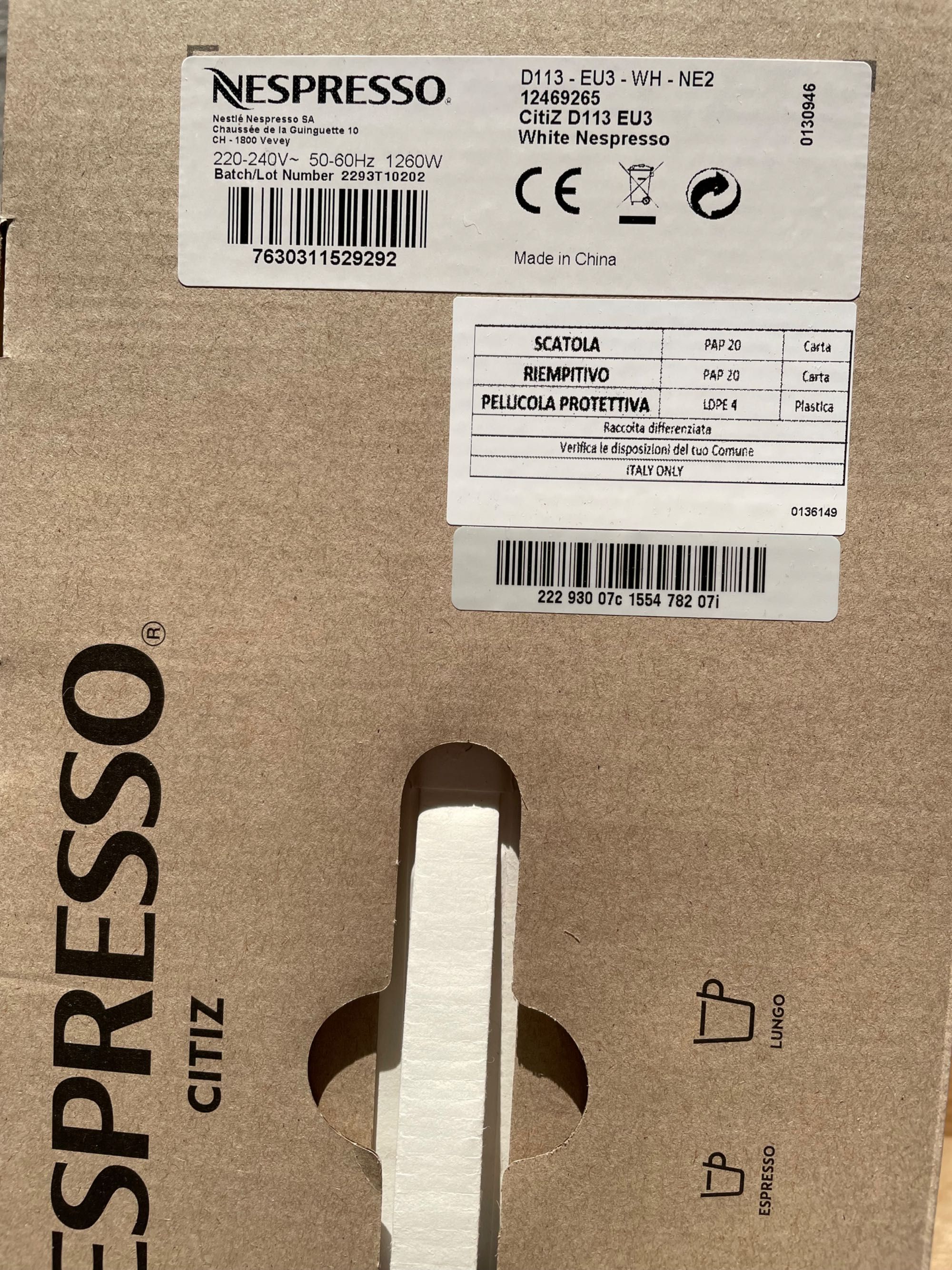 Ekspres Nespresso CitiZ NOWY