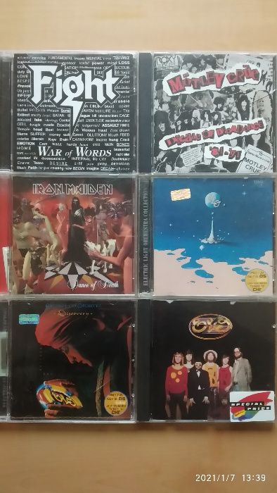 Фирменные CD, из личной коллекции