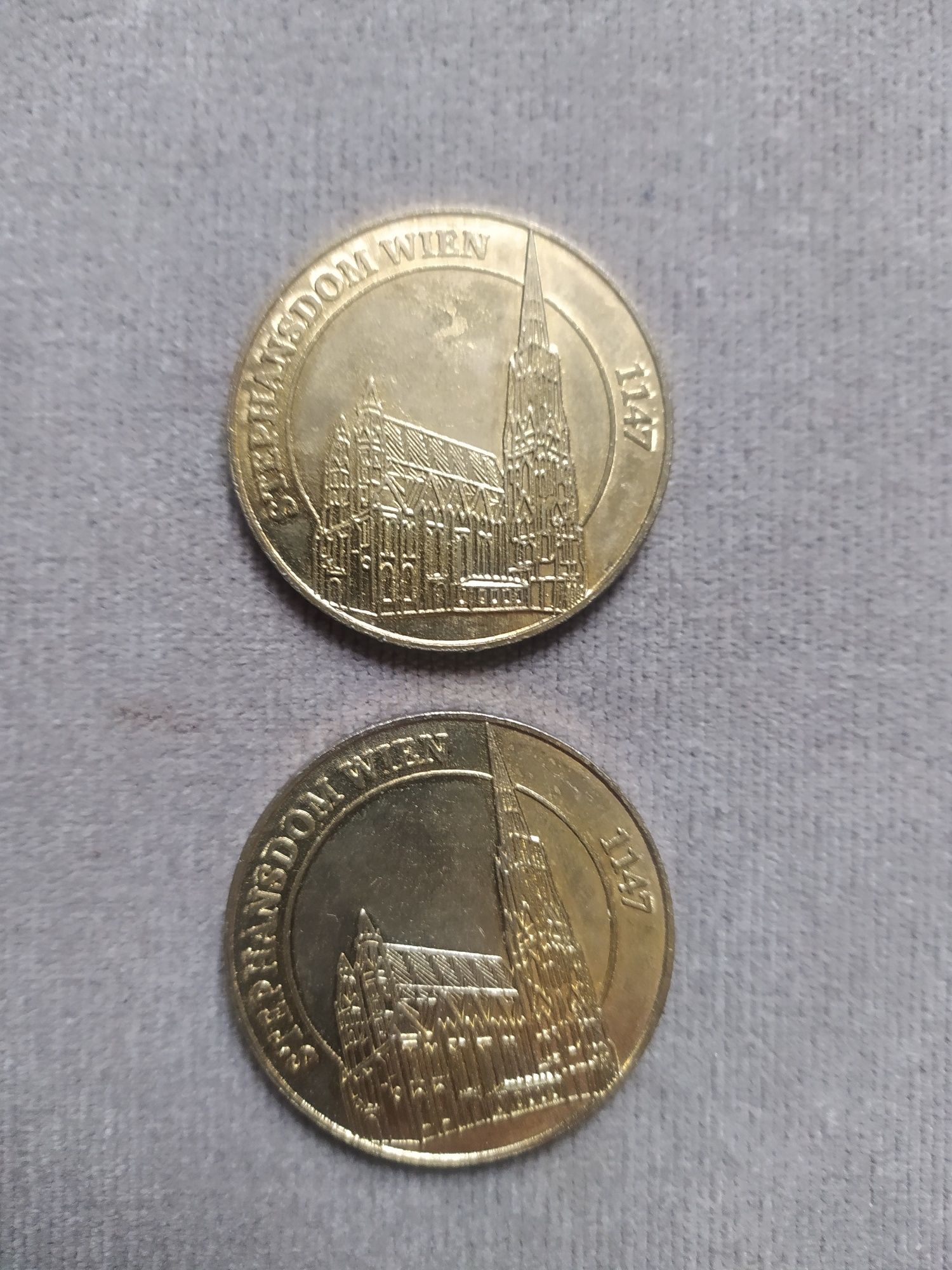Монеты стран Европы, США, жетоны Австрии