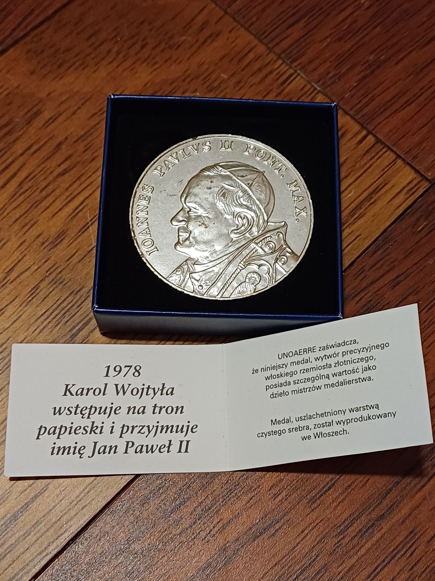 Medal Jan Paweł II posrebrzany