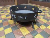 Кострова чаша Fire pit 60 + Grill + кришка.