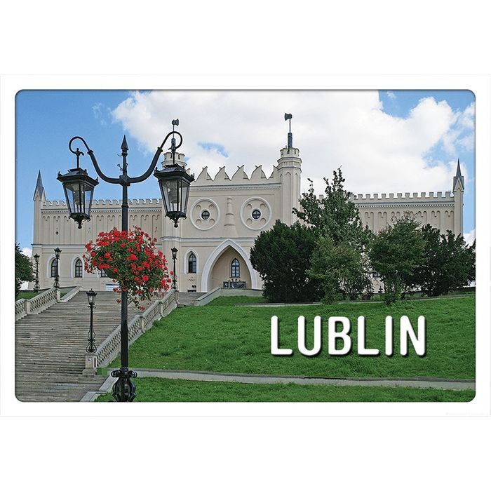 Pocztówka kartka pocztowa widokówka 3D Lublin