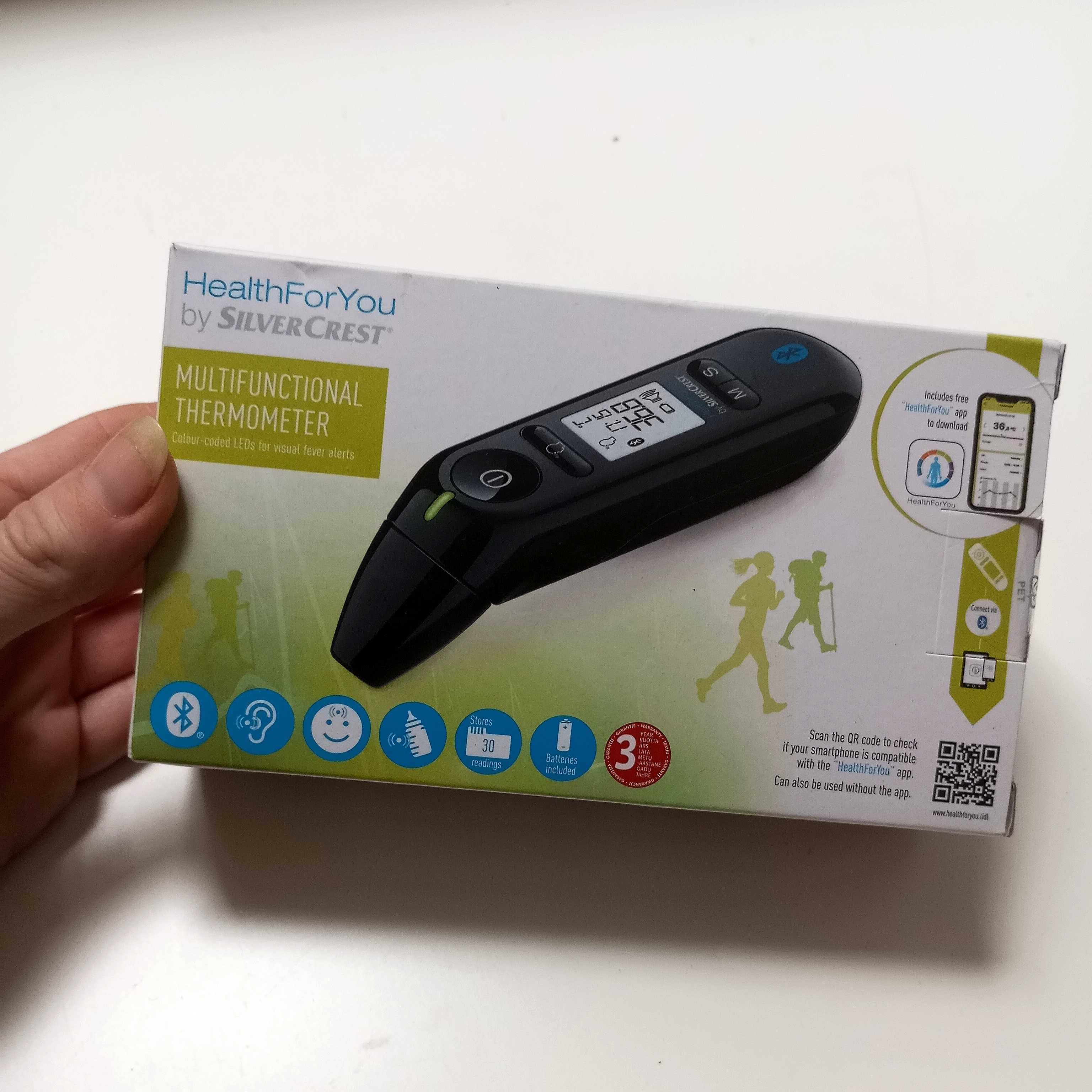 NOWY Termometr wielofunkcyjny Health For You by Silvercrest