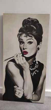 Obraz Audrey Hepburn 100x50 cm