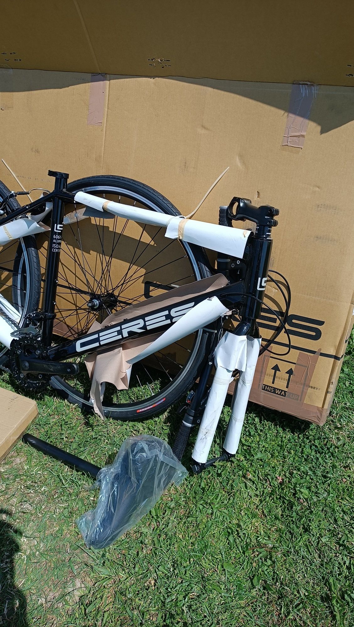 Crers ub .1 2021 hybrydowy aluminiowy rower meskii kola 28" rama L