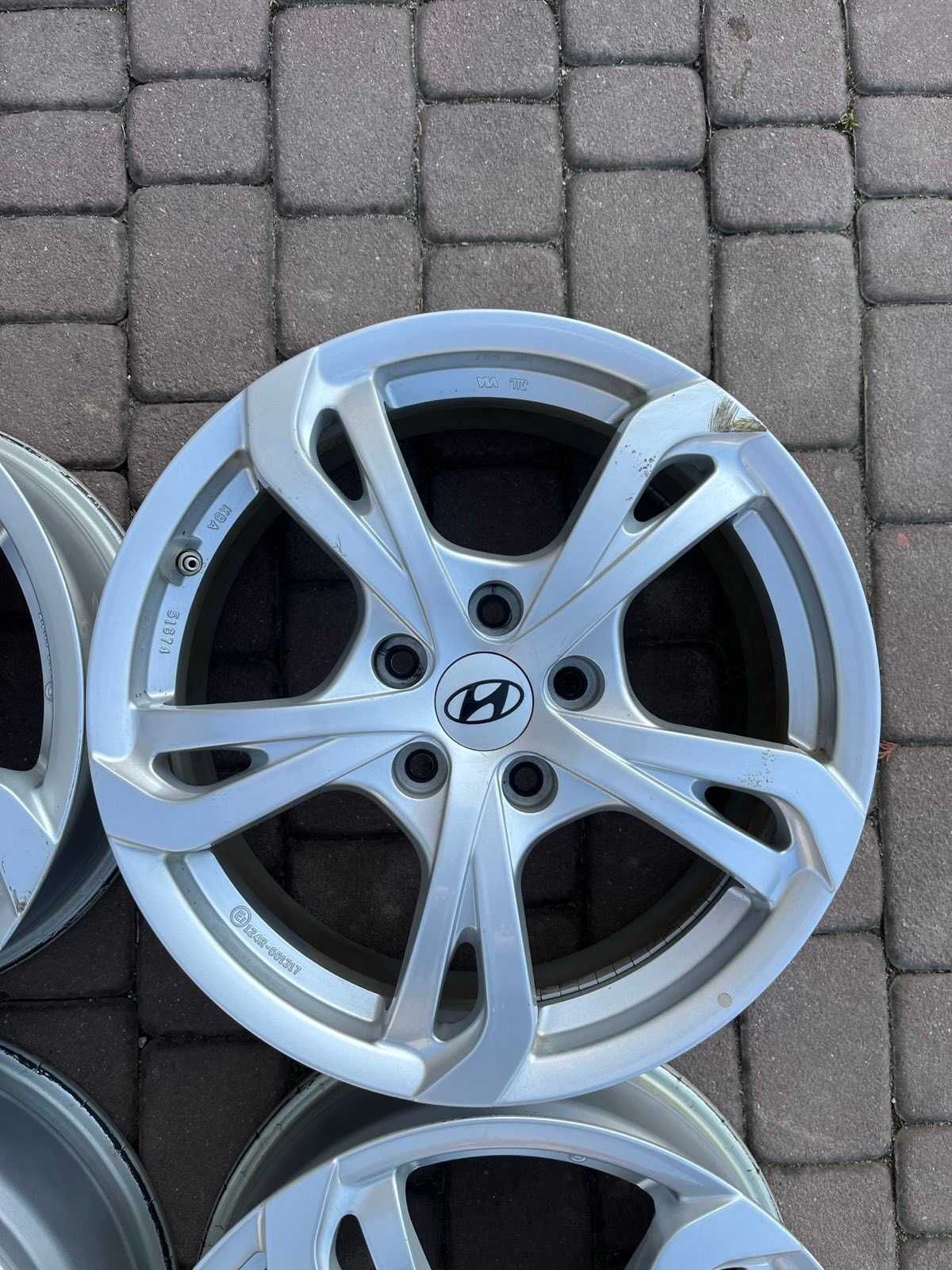Alufelgi Hyundai 5x114,3 17 Czujniki Kona Tucson I30 I40