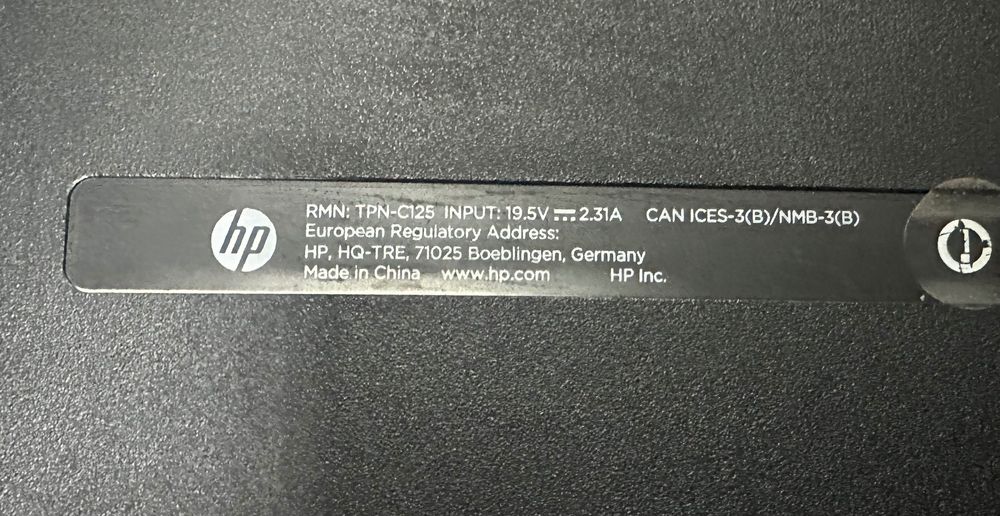 Ноутбук HP TPN C-125