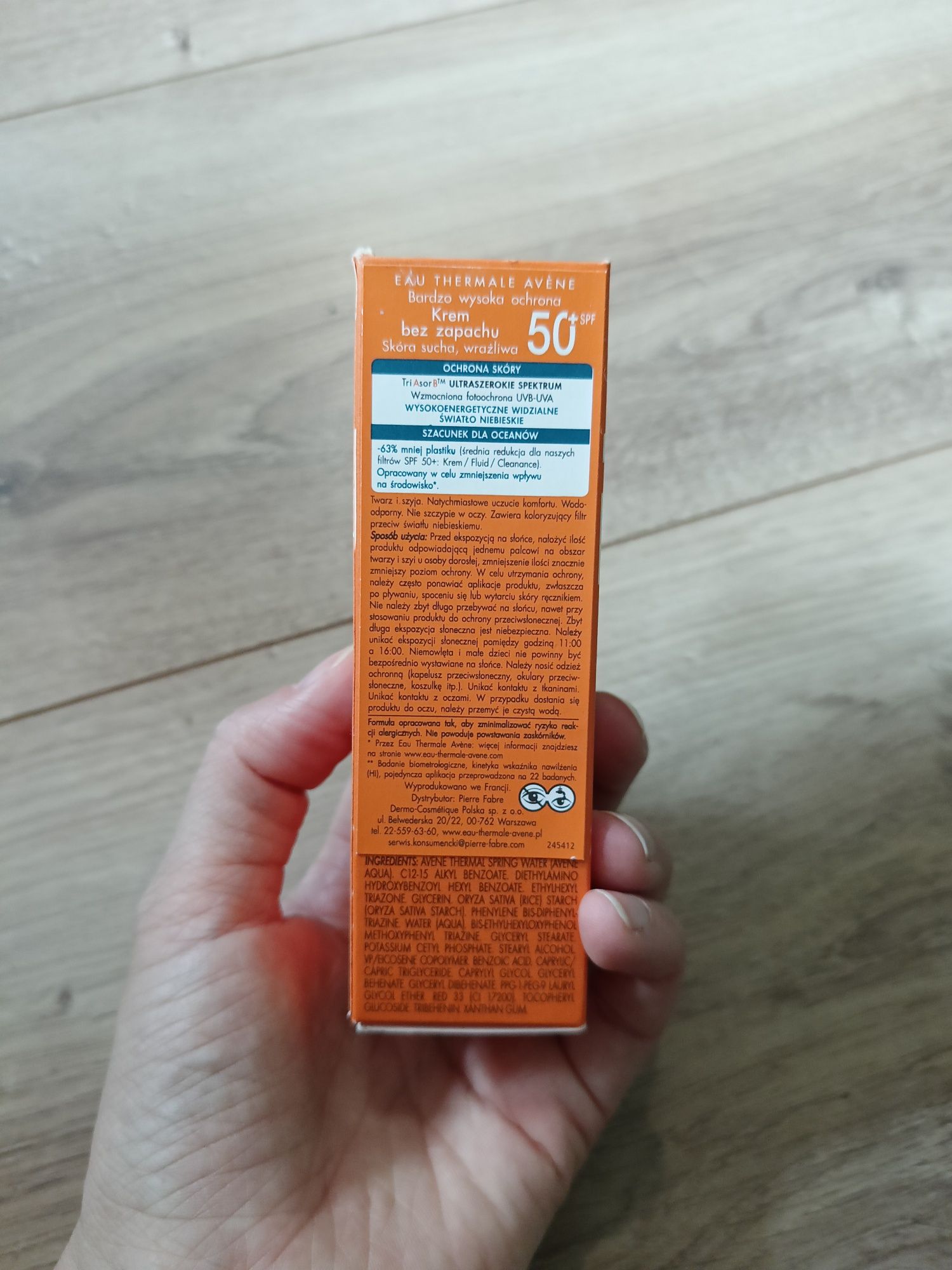 Avene krem bez zapachu