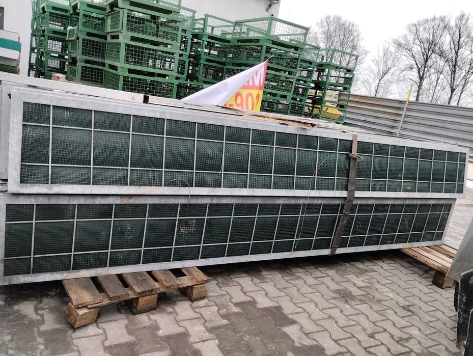 Ekrany akustyczne panele dźwiękochłonne - zielona ściana