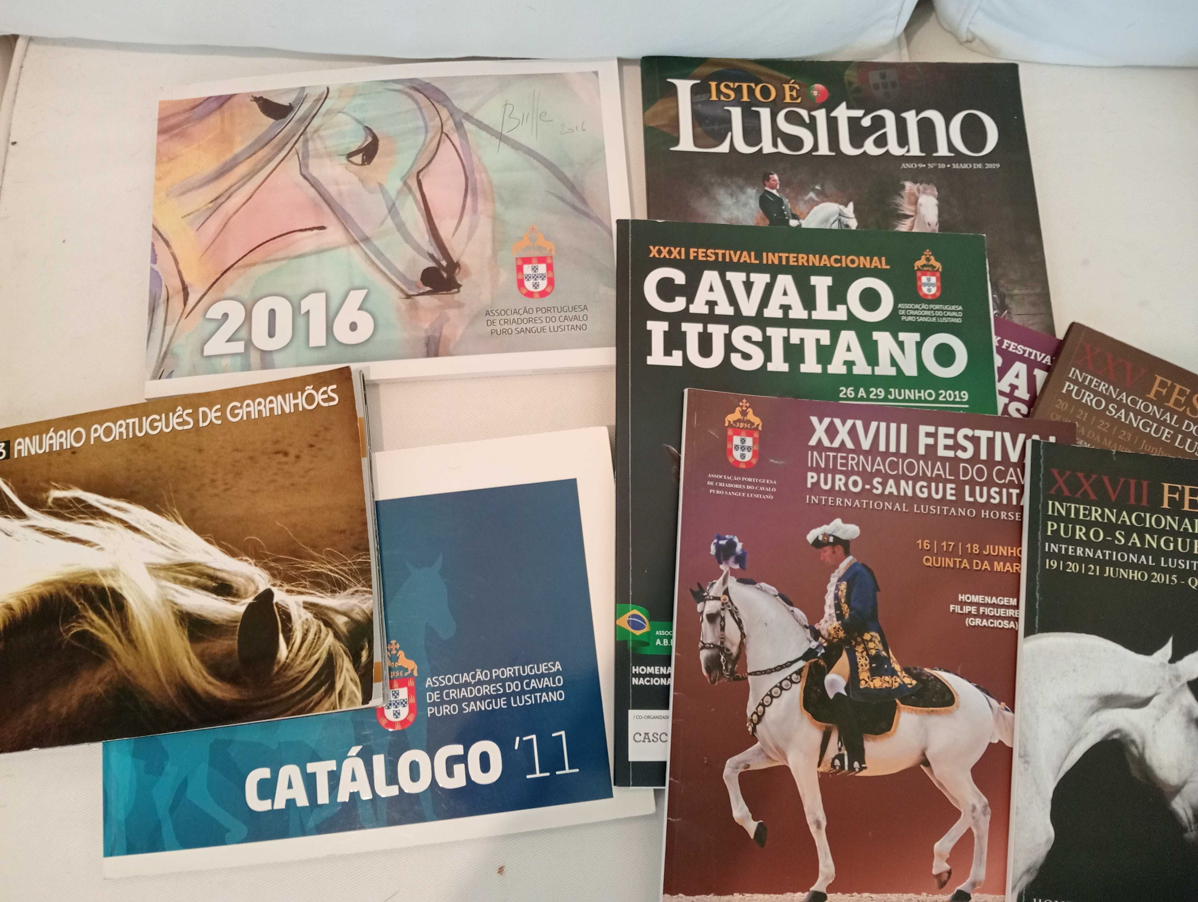 Lote revistas Catalgos Tauromaquia Equitaçao Cavalos
