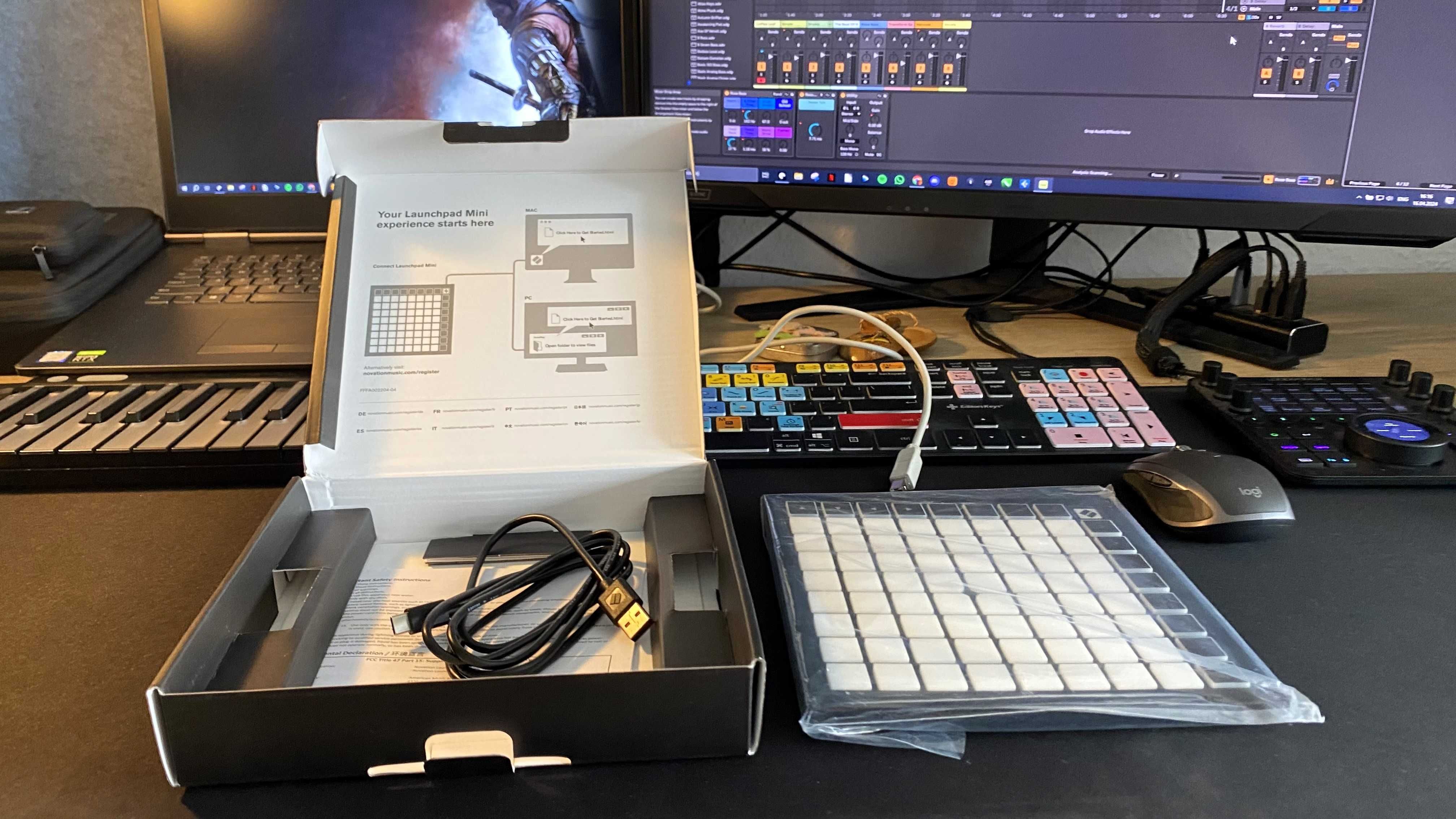 Novation Launchpad Mini MK3 - kontroler MIDI, Ableton, pady, studio