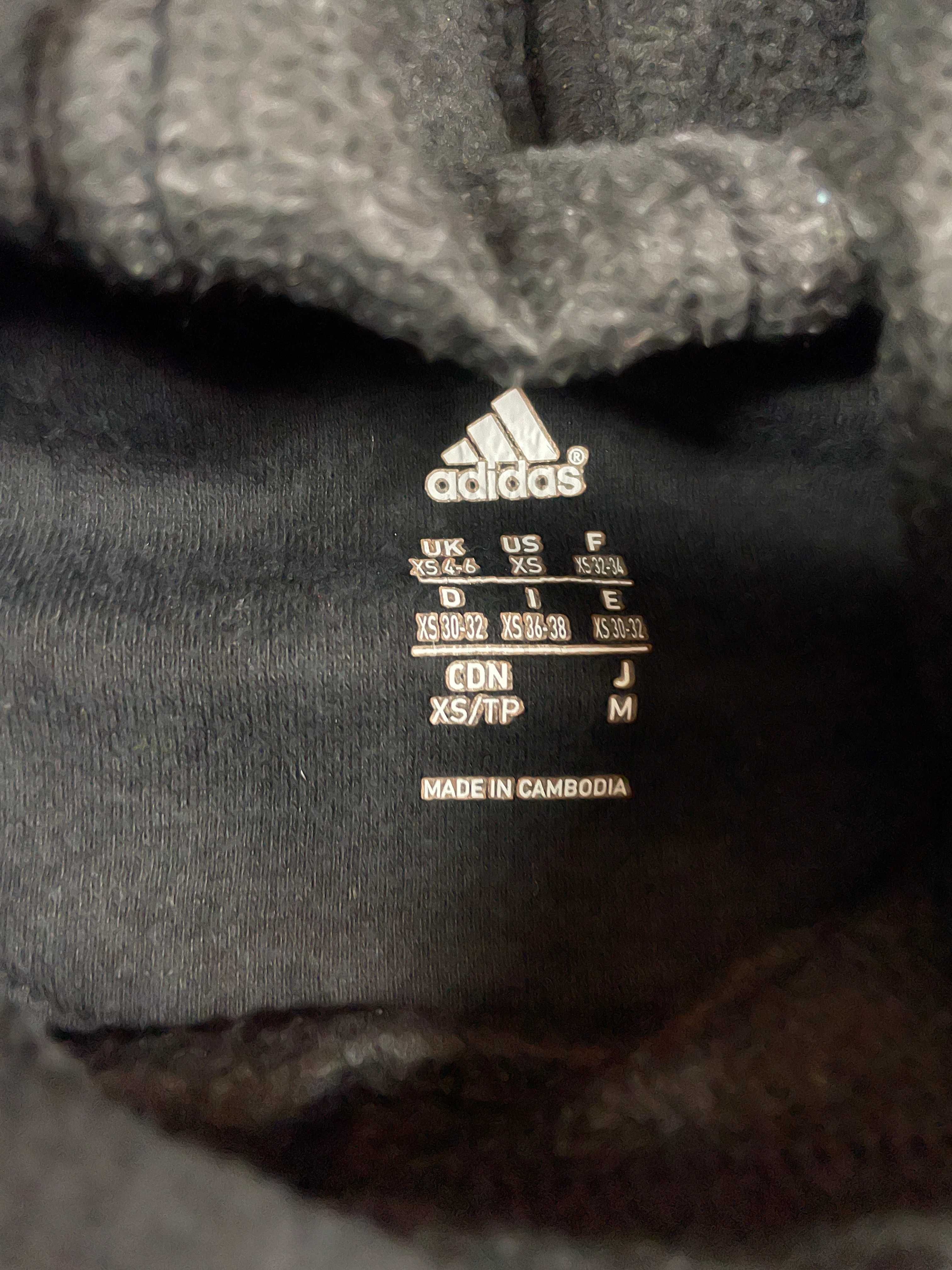 Adidas Bluza Damska Czarna Klasyczna Logo Unikat Klasyk XS S