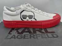 NOWE snekersy trampki KARL LAGERFELD pixel kampus II rozmiar 38 białe