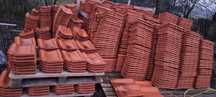 Dachówka Roben Fleming 200m2 ceramiczna kolor ceglany jak nowa gąsiory