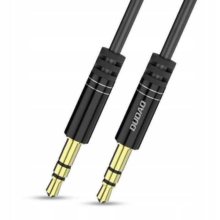 Kabel AUX mini jack 3.5mm Długi 1,5m rozciągliwy