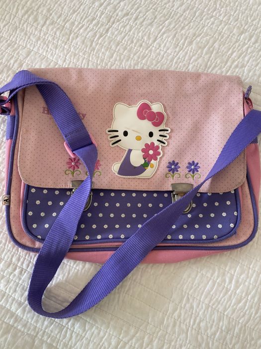 Mochila escola kitty