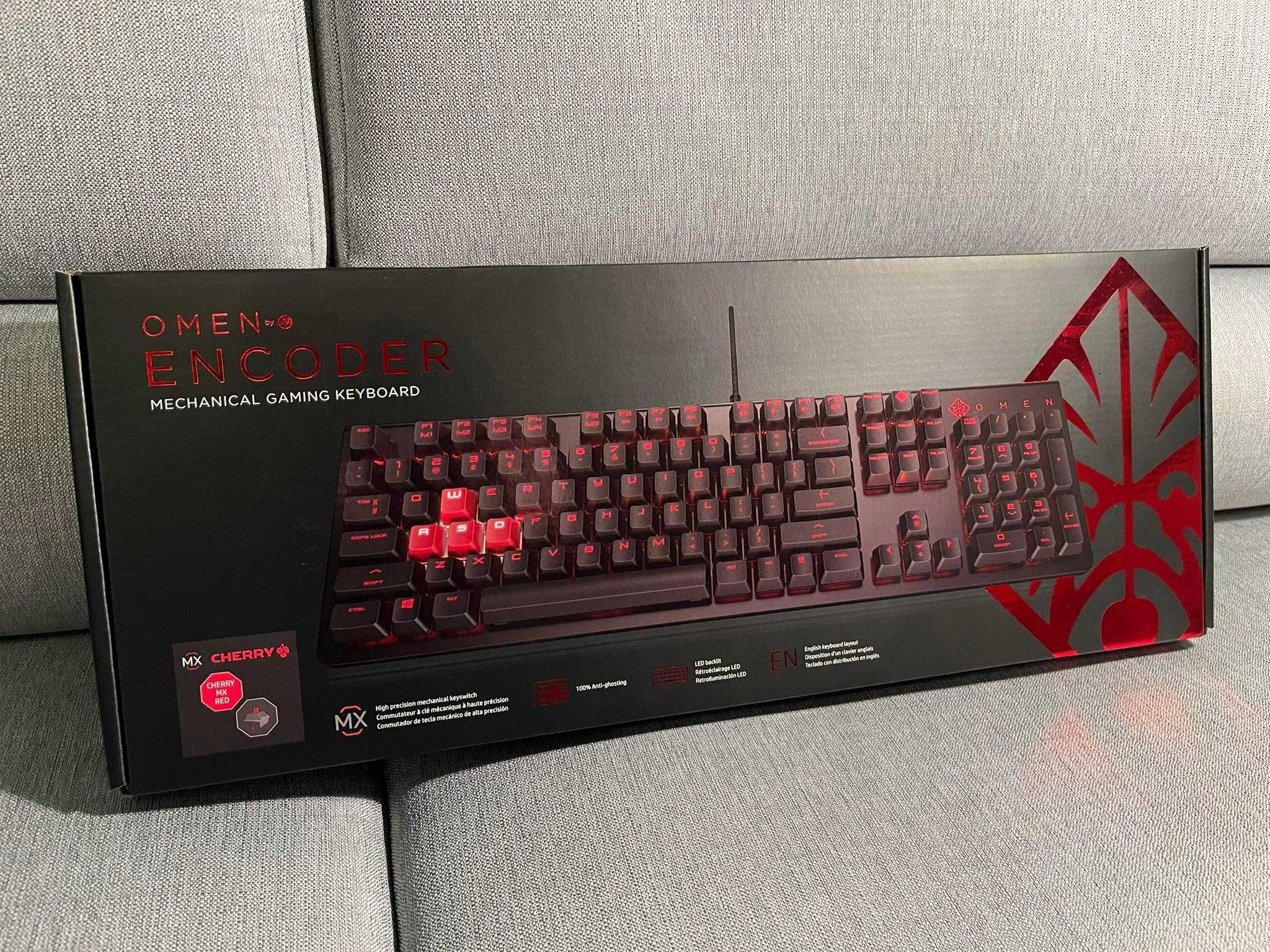 Nowa klawiatura mechaniczna Cherry MX Red HP Omen Encoder Gaming