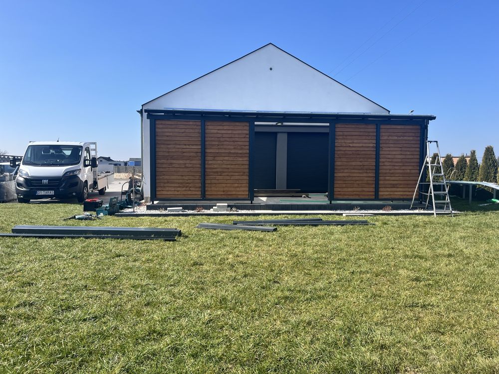 Zadaszenie tarasu pergola ruchome deseczki shuttersy